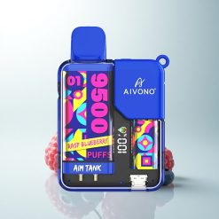 Aivono Aim Tank 9500 Puffs Framboise Myrtille 18ml 650mAh LCD