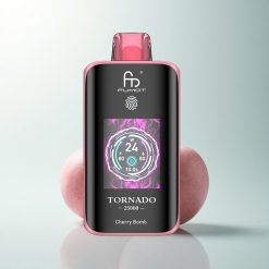 Fumot Tornado 25000 Puffs Cerise Explosif Écran HD 700mAh 20ml