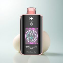 Fumot Tornado 25000 Puffs Glace de Gummy Blanc Écran HD 700mAh 20ml