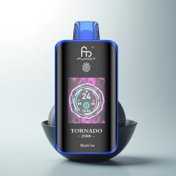 Fumot Tornado 25000 Puffs Glace Noire Écran HD 20ml Type-C