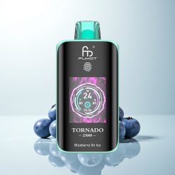 Fumot Tornado 25000 Puffs Myrtille sur Glace Écran HD 700mAh Type-C
