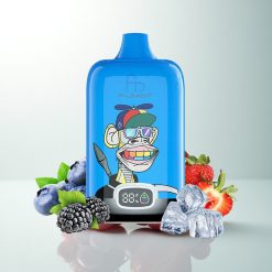 Fumot Tornado Digital Box 12000 Puffs Fraise Raisin Mesh Coil Type-C 20ml