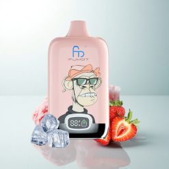 Fumot Tornado Digital Box 12000 Puffs Glace à la Fraise 20ml Mesh 12000 Puffs
