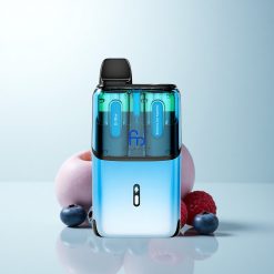 Fumot Ultra T32000 Puffs Dr Bleu - Myrtille Framboise Acidulée à Double Réservoir 24ml & Charge Rapide Type-C