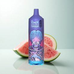 RandM Fumot Tornado 9000 Puffs Pastèque Brazz Glace Rechargeable 850 mAh Affichage RGB Élégant