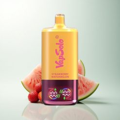 Vapsolo Triple 30000 Puffs Fraise Pastèque & Citron Pêche avec 40ml de E-Liquide et Port Type-C