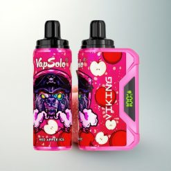 VapSolo VIKING 12000 Puffs Pomme Rouge Glaceé 22ml Type-C