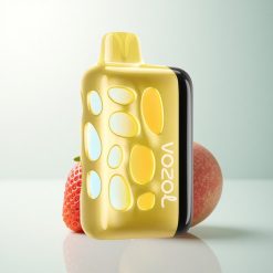 VOZOL RAVE 40000 Puffs Fraise Mangue Lumière Vibrante Charge Rapide