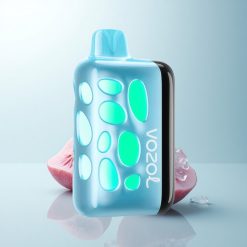 VOZOL RAVE 40000 Puffs Glace Bleue Framboise Lumière Vibrante Chargement Rapide