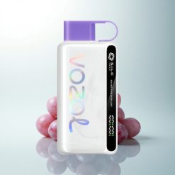 VOZOL STAR 9000/12000 Puffs Glace de Raisin Recyclé avec Charge Rapide