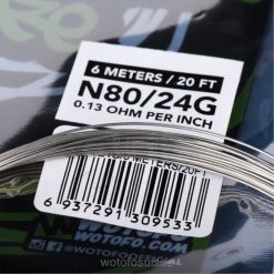 Wotofo bobine de fil préfabriquée fil de compétition ni80 - 24g | Wotofo Genève XH2PT361